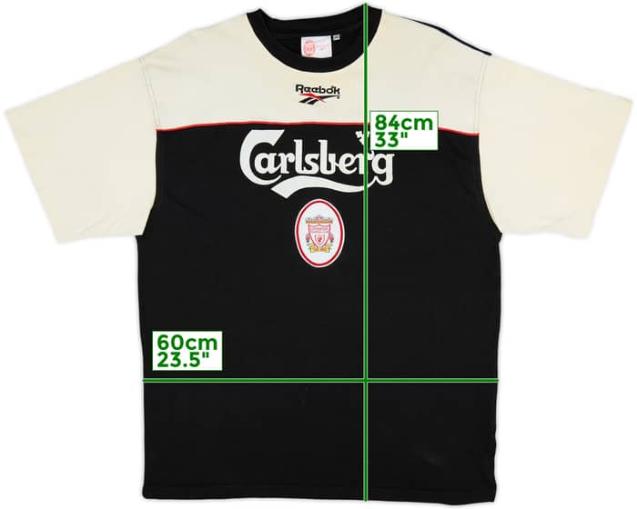 1996-97 Liverpool Reebok Cotton Tee - 5/10 - (XXL)