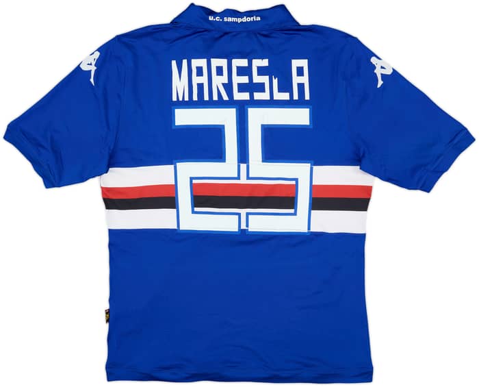 Camiseta de local del Sampdoria 2013-14 Maresca #25 - 5/10 - (XL)