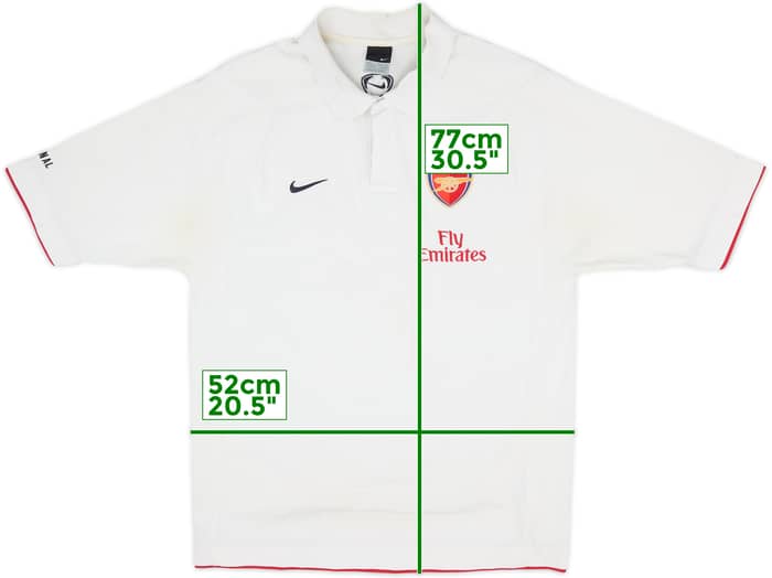2006-07 Arsenal Nike Polo Shirt - 6/10 - (L)