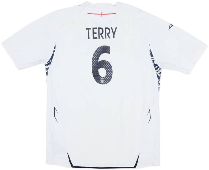 2007-09 England Home Shirt Terry #6 - 6/10 - (L.Boys)