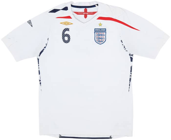 2007-09 England Home Shirt Terry #6 - 6/10 - (L.Boys)