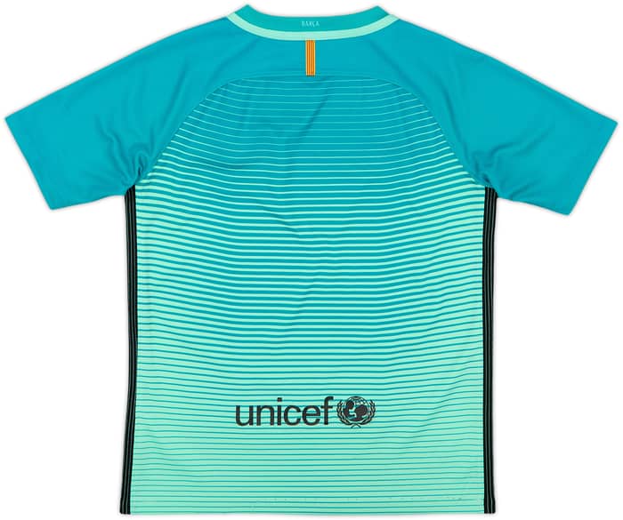 2016-17 Barcelona Third Shirt - 7/10 - (M.Boys)