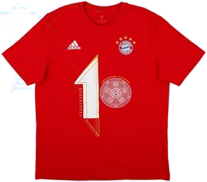 2021-22 Bayern Munich adidas Cotton Tee - 8/10 - (M)