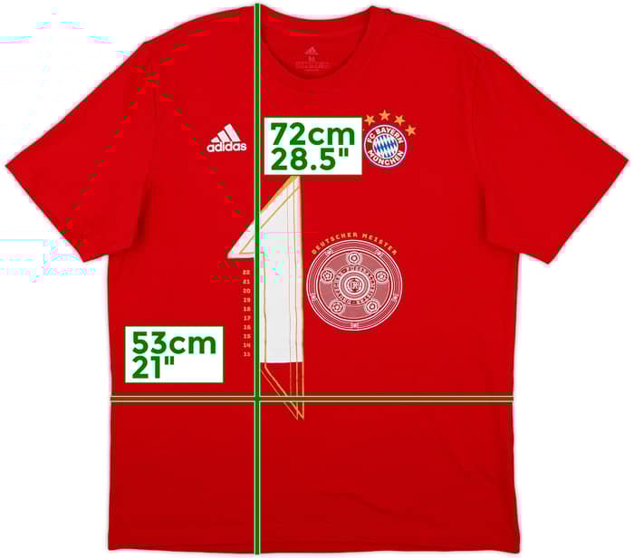 2021-22 Bayern Munich adidas Cotton Tee - 8/10 - (M)