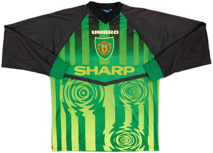 1997-98 Manchester United GK Shirt Schmeichel #1 - 7/10 - (Y)
