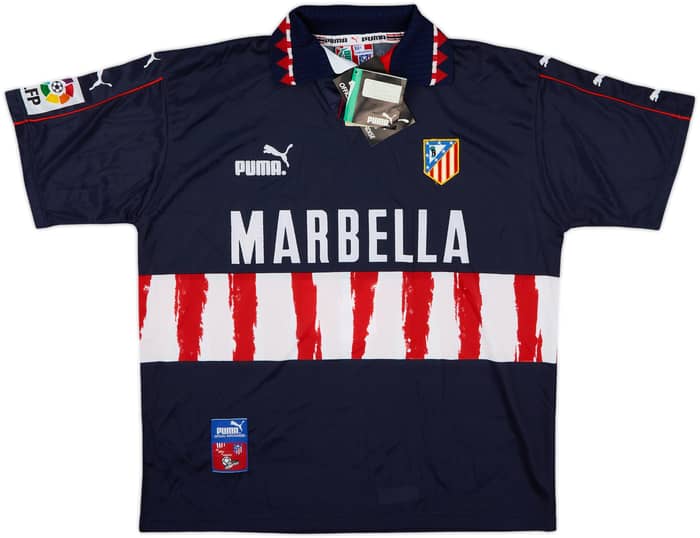1997-98 Atletico Madrid Away Shirt Vieri #9 (S)
