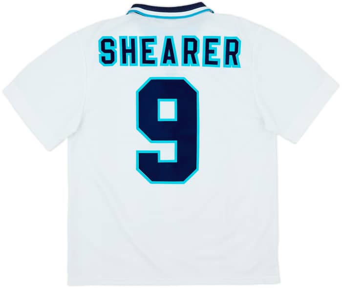 1995-97 England Home Shirt Shearer #9 - 10/10 - (M)