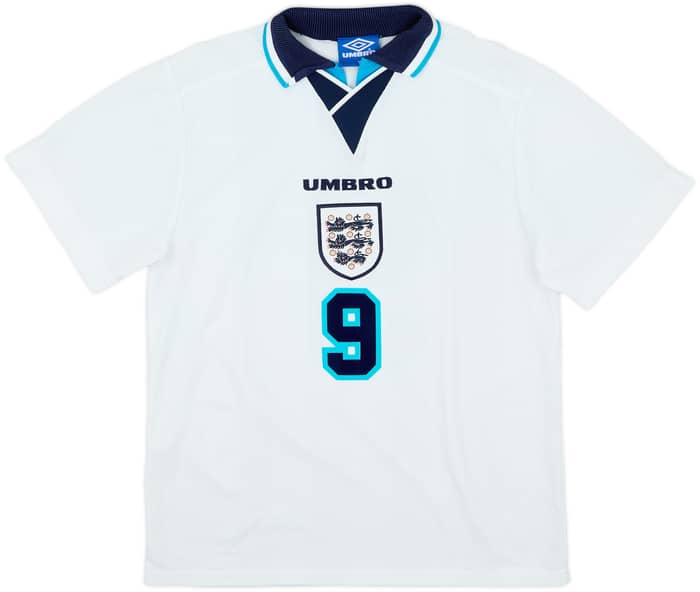 1995-97 England Home Shirt Shearer #9 - 10/10 - (M)
