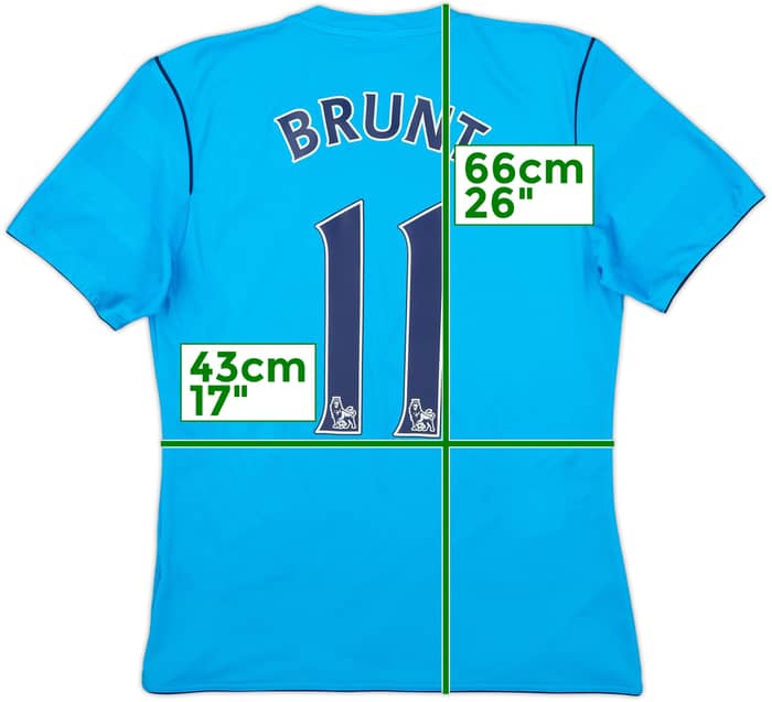 2011-12 West Brom Away Shirt Brunt #11 - 10/10 - (S)