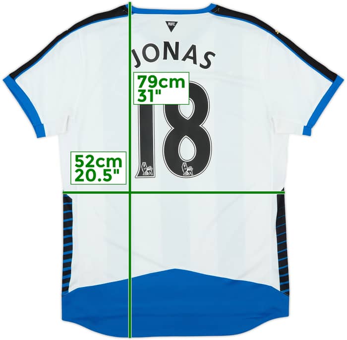 2015-16 Newcastle Home Shirt Jonas #18 - 10/10 - (L)