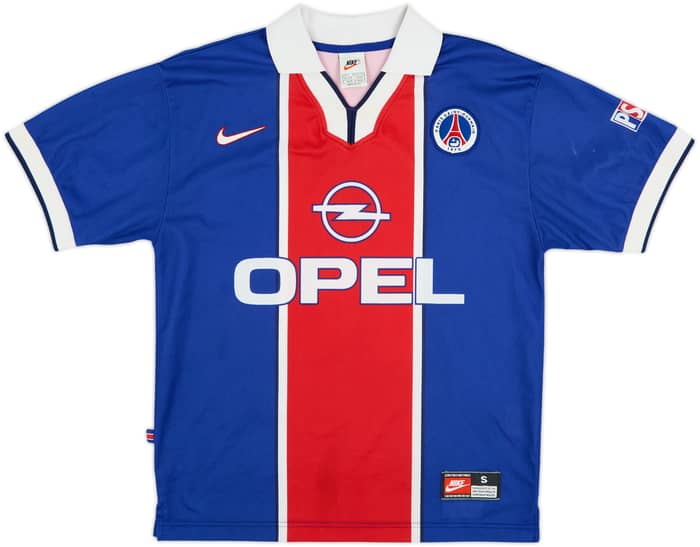 1997-98 Paris Saint-Germain Home Shirt Rai #10 - 8/10 - (S)