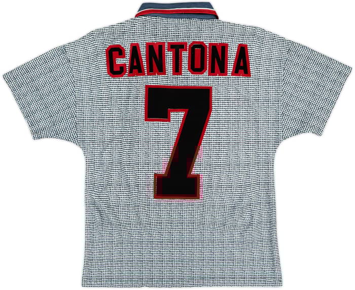 1995-96 Manchester United Away Shirt Cantona #7 - 8/10 - (Y)