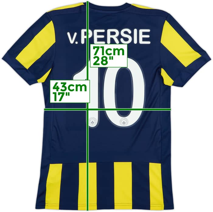 2017-18 Fenerbahce Home Shirt V.Persie #10 - 8/10 - (S)