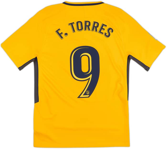2017-18 Atletico Madrid Away Shirt F.Torres #9 - 6/10 - (S)