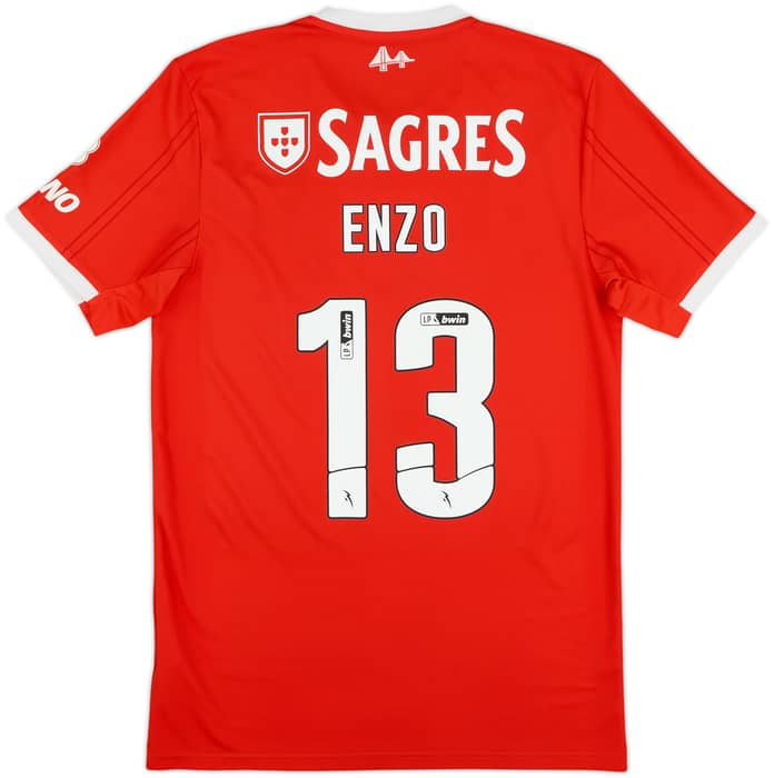 2022-23 Benfica Home Shirt Enzo #13 - 6/10 - (M)