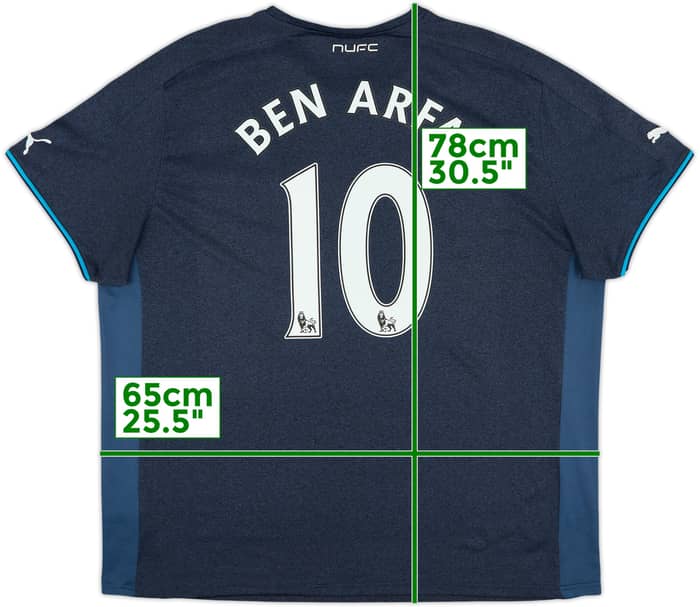 2013-14 Newcastle Away Shirt Ben Arfa #10 - 6/10 - (XXL)