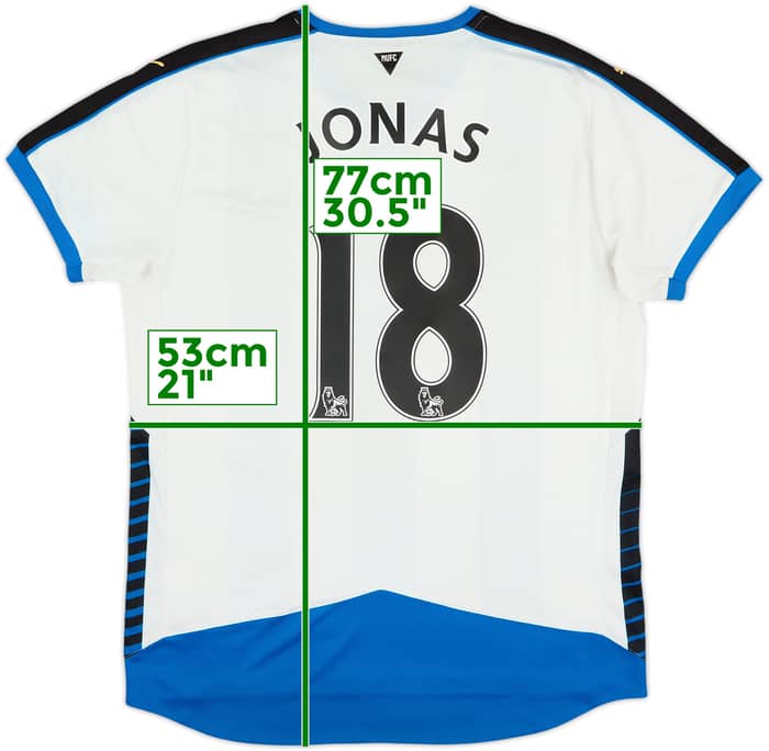 2015-16 Newcastle Home Shirt Jonas #18 - 6/10 - (L)