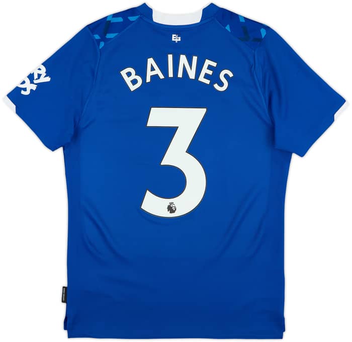 2019-20 Everton Home Shirt Baines #3 - 8/10 - (S)