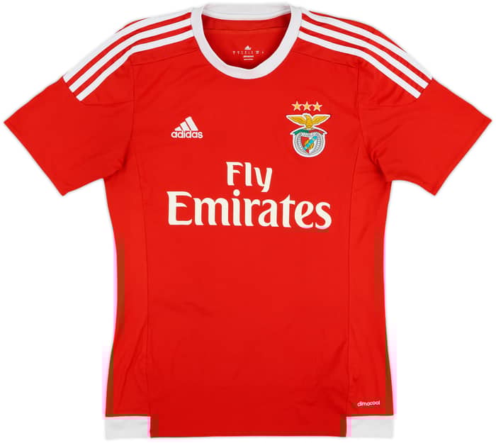 2015-16 Benfica Home Shirt Jonas #17 - 7/10 - (M)