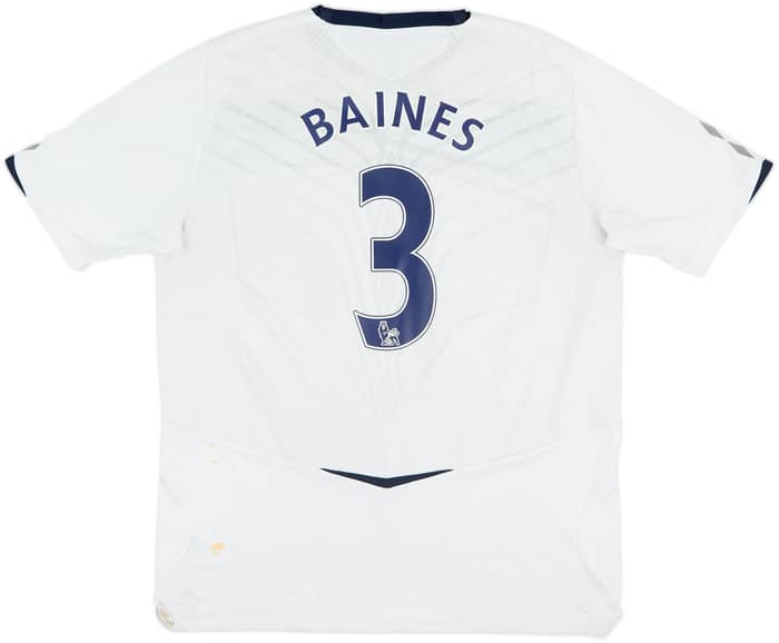2008-09 Everton Away Shirt Baines #3 - 6/10 - (XL)