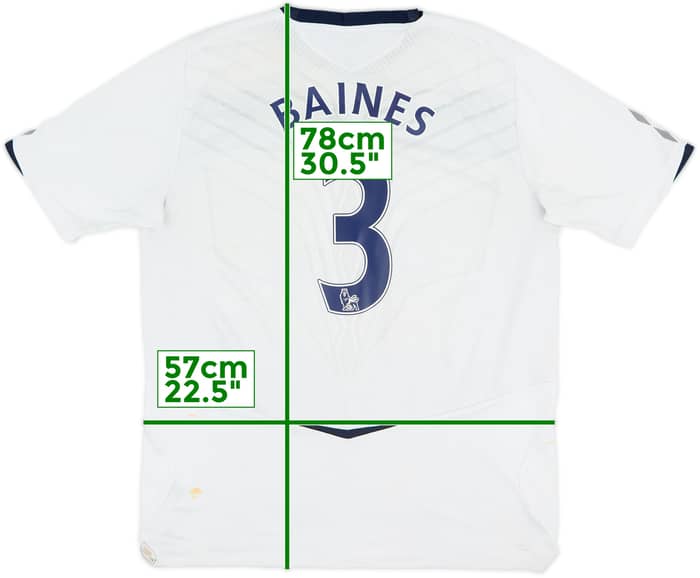 2008-09 Everton Away Shirt Baines #3 - 6/10 - (XL)