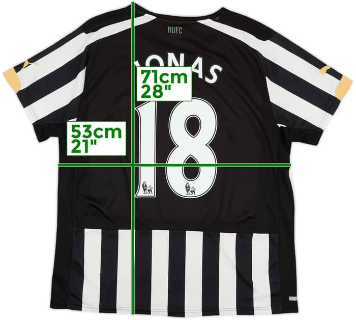 2014-15 Newcastle Home Shirt Jonas #18 - 6/10 - (M)