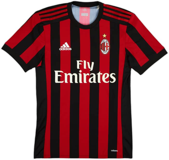 2017-18 AC Milan Authentic Home Shirt Andre Silva #9 - 7/10 - (S)