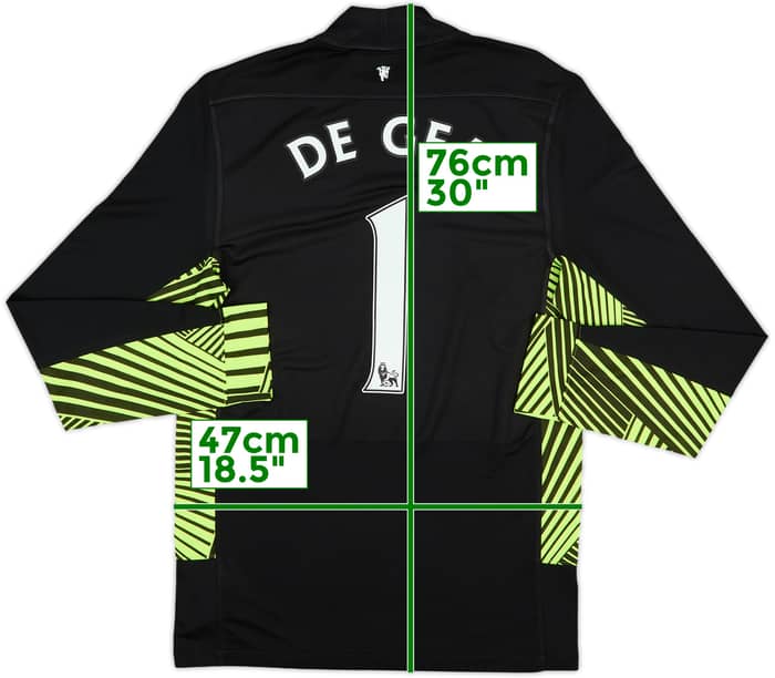 2011-12 Manchester United GK Shirt De Gea #1 - 10/10 - (S)