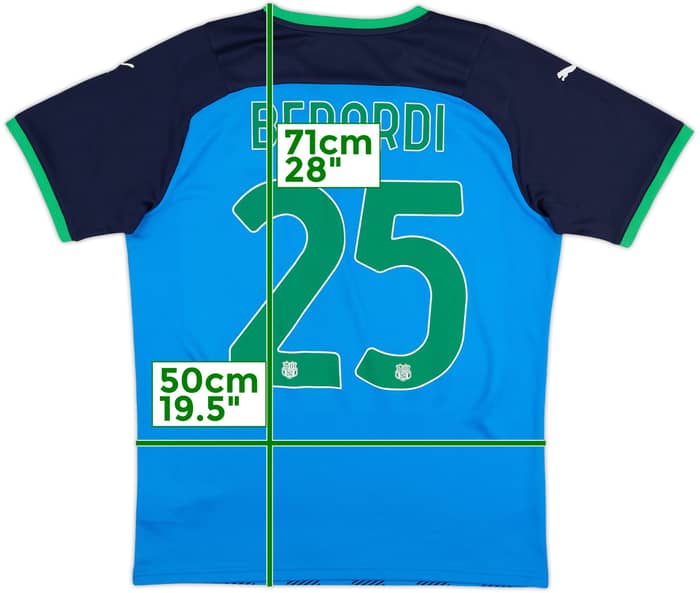 2021-22 Sassuolo Third Shirt Berardi #25 (M)