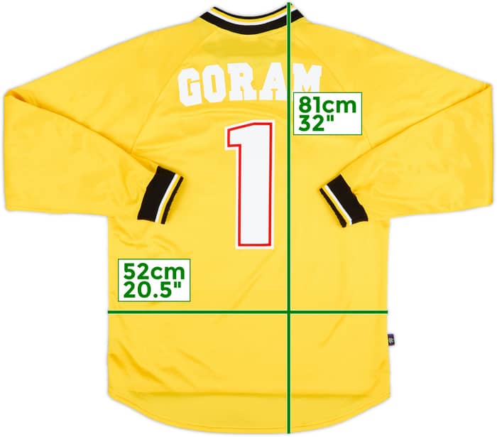 1997-99 Rangers GK Shirt Goram #1 - 6/10 - (M)