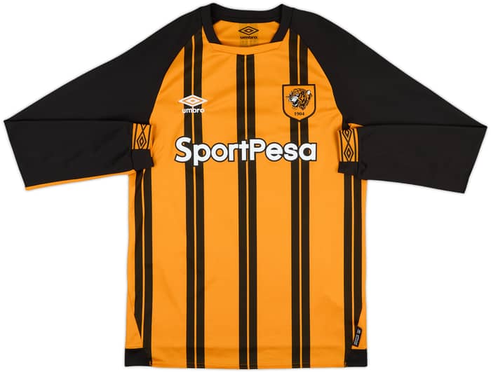2018-19 Hull City Home L/S Shirt Bowen #20 - 10/10 - (S)