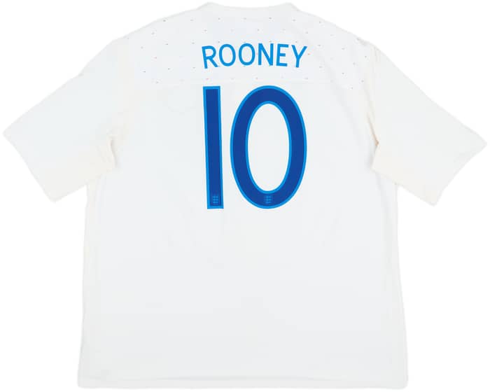 2010-11 England Home Shirt Rooney #10 - 5/10 - (XXL)