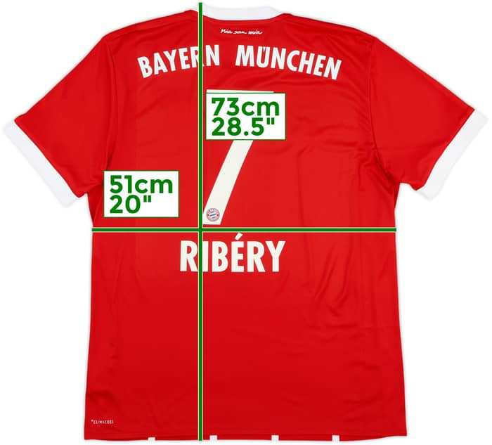 2017-18 Bayern Munich Home Shirt Ribery #7 (M)
