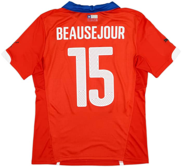 2014-15 Chile Home Shirt Beausejour #15 - 6/10 - (L)