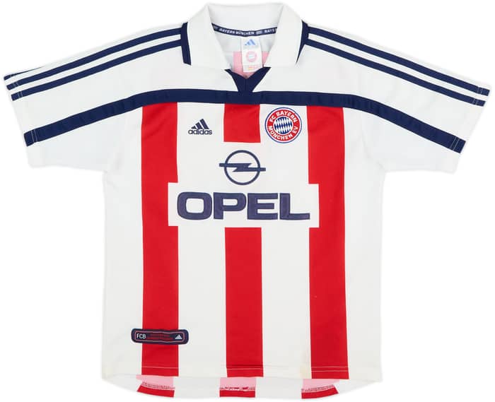 2000-01 Bayern Munich Away Shirt Elber #9 - 7/10 - (Y)