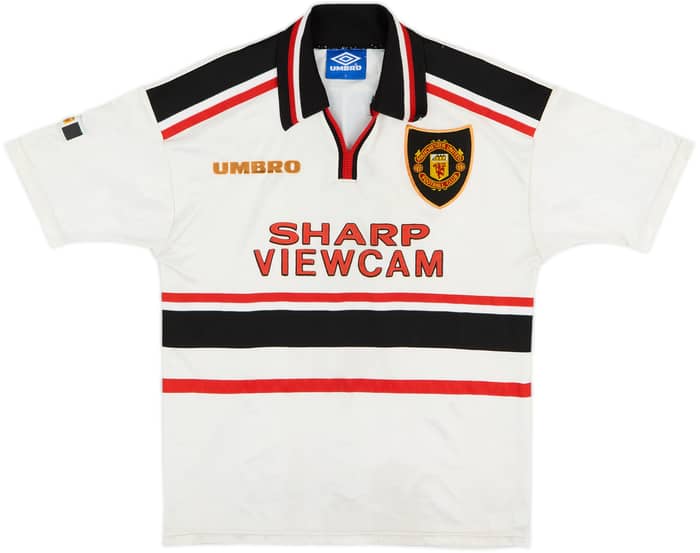 1997-99 Manchester United Away Shirt Cole #9 - 5/10 - (Y)