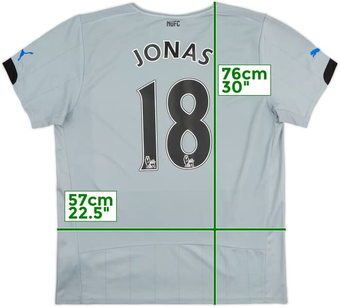 2014-15 Newcastle Away Shirt Jonas #18 - 6/10 - (L)