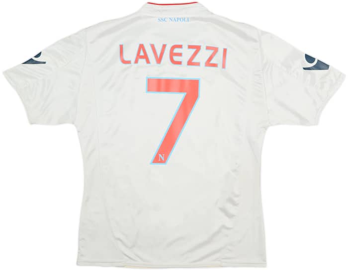 2009-10 Napoli Away Shirt Lavezzi #7 - 7/10 - (M)