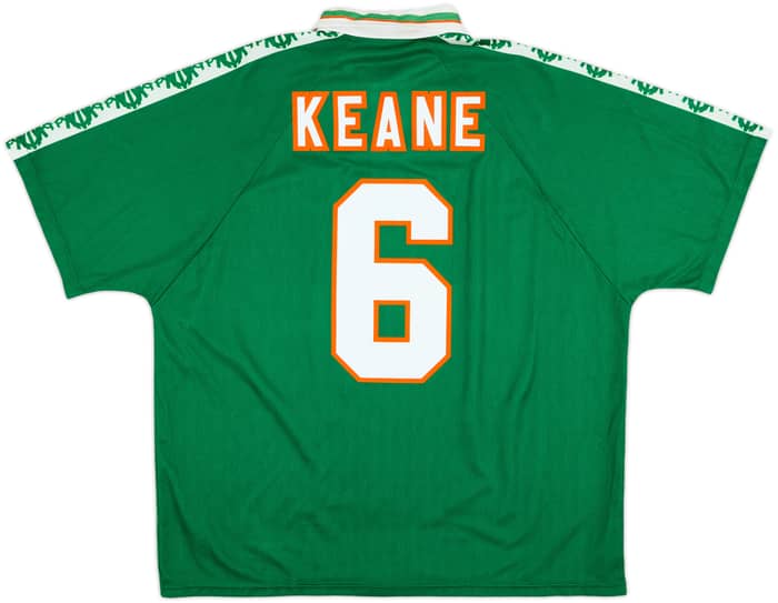 1996-98 Ireland Home Shirt Keane #6 - 10/10 - (XXL)