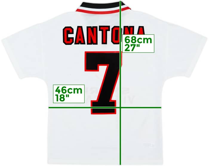 1996-97 Manchester United Away Shirt Cantona #7 - 9/10 - (Y)