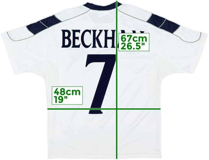 1999-00 Manchester United Third Shirt Beckham #7 - 8/10 - (Y)
