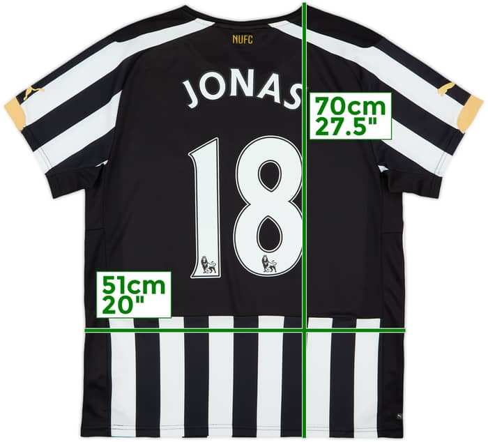 2014-15 Newcastle Home Shirt Jonas #18 - 5/10 - (S)