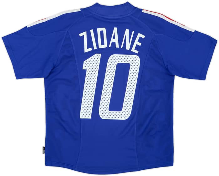 2002-04 France Home Shirt Zidane #10 - 10/10 - (XL.Boys)