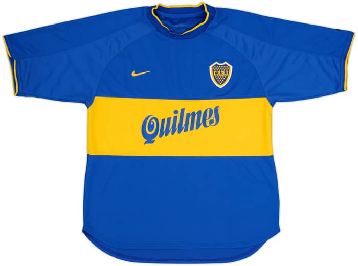 2000-01 Boca Juniors Home Shirt - 8/10 - (M)