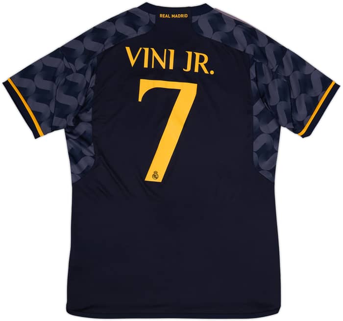 Camiseta de visitante del Real Madrid 2023-24 Vini Jr #7 - 8/10 - (L)