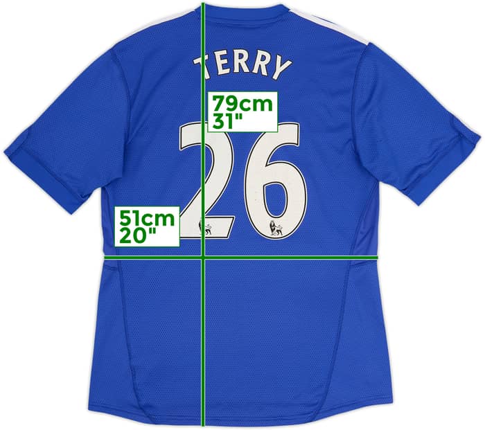 Camiseta de local del Chelsea 2009-10 Terry #26 - 5/10 - (L)