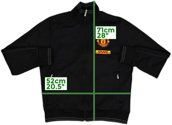 2012-13 Manchester United Nike Track Jacket - 9/10 - (L)