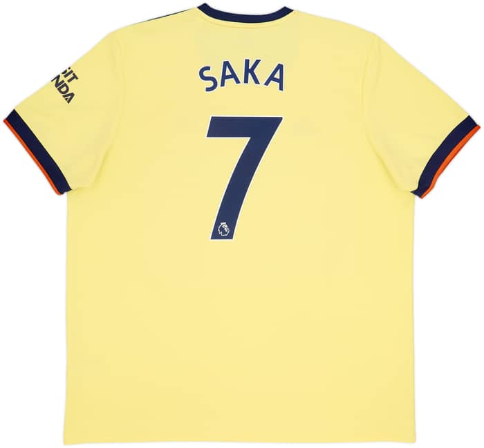 2021-22 Arsenal Away Shirt Saka #7 - 8/10 - (XXL)
