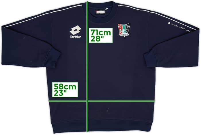 2004-05 NEC Nijmegen Staff Issue Lotto Sweat Top T.J. - 8/10 - (L)