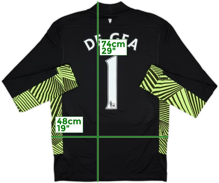 2011-12 Manchester United GK Shirt De Gea #1 - 9/10 - (M)